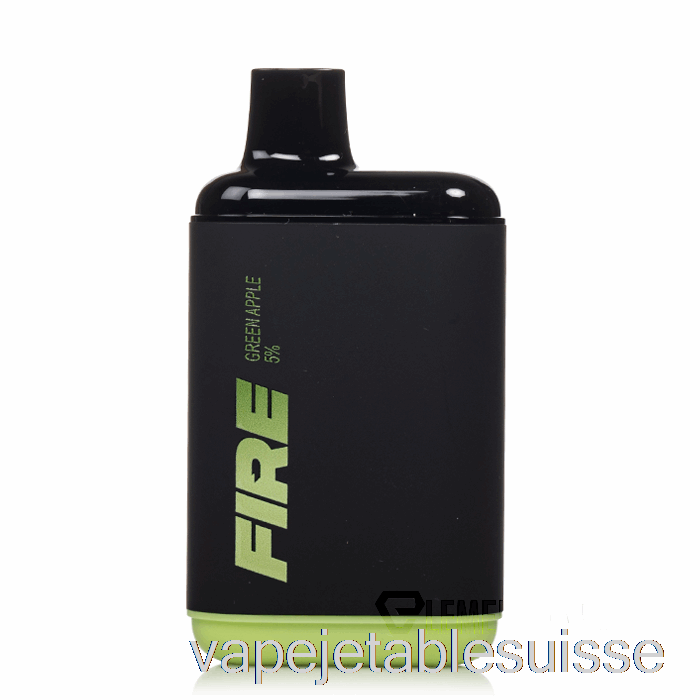 Vape Suisse Fire Xl 6000 Jetable Pomme Verte